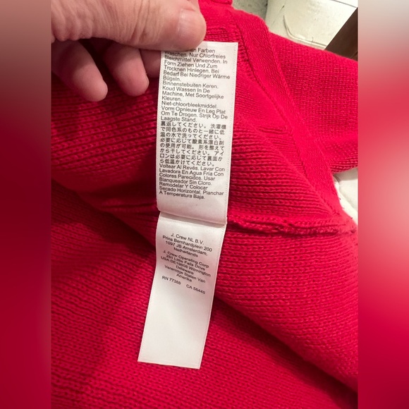 J.Crew Emilie Patch-pocket Sweater Lady Jacket | Red | Size S | Like New - Picture 13 of 15